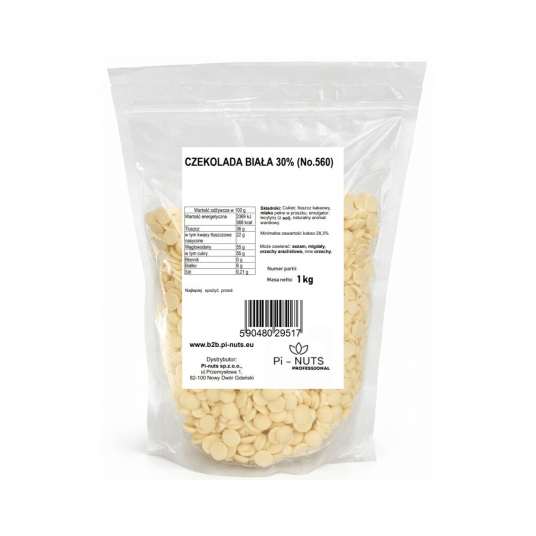 Czekolada biała 30% 1kg professional -zdjęcie numer 2