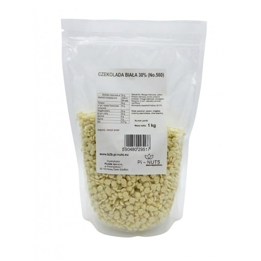 Czekolada biała 30% 1kg professional -zdjęcie numer 2