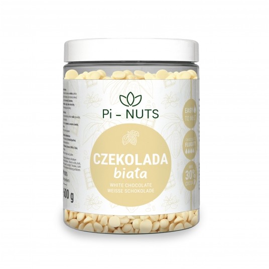 Czekolada biała dropsy 600g -zdjęcie numer 1