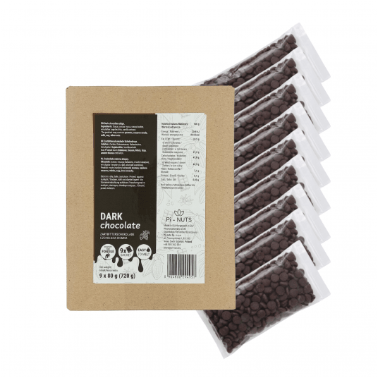 Czekolada ciemna (deserowa) dropsy w saszetkach 720g -zdjęcie numer 2