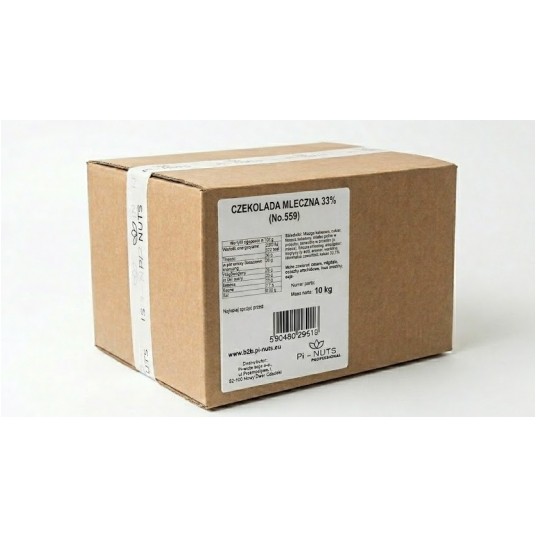 Czekolada mleczna 33% 10kg professional -zdjęcie numer 2