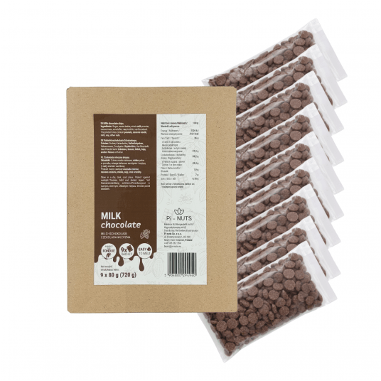 Czekolada mleczna dropsy w saszetkach 720g -zdjęcie numer 2