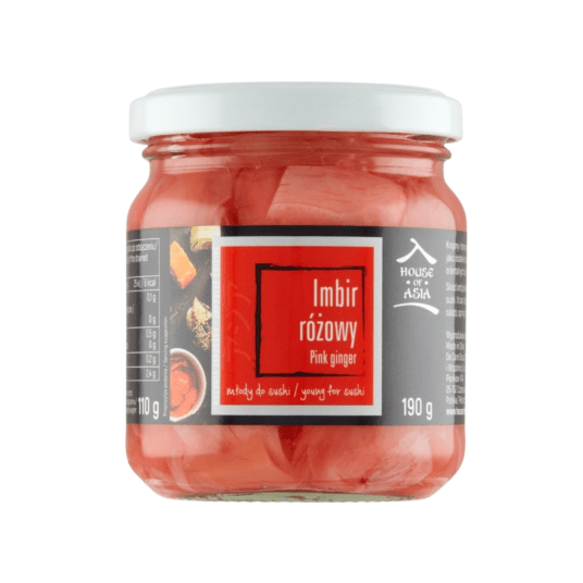 Imbir do sushi różowy HoA 190g