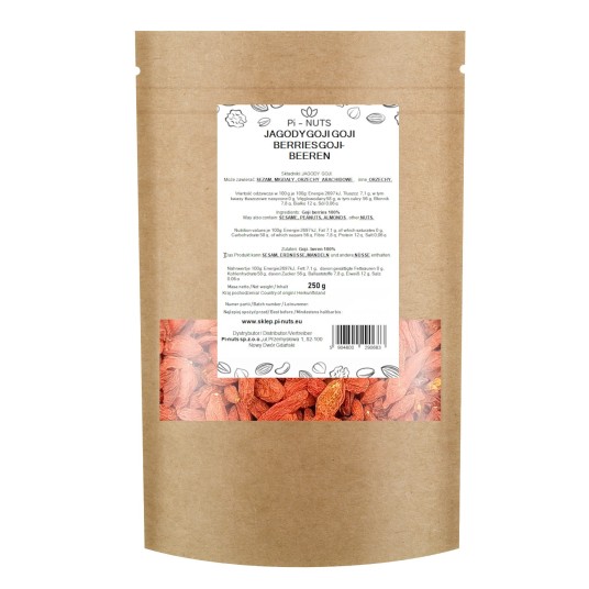 Jagody Goji suszone 250g