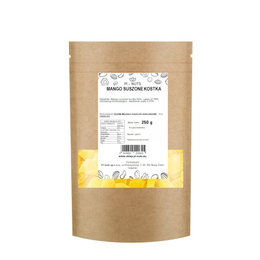 Mango suszone kostka 250g