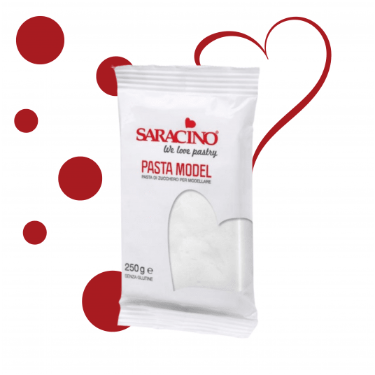 Masa cukrowa biała Saracino 250g -zdjęcie numer 1