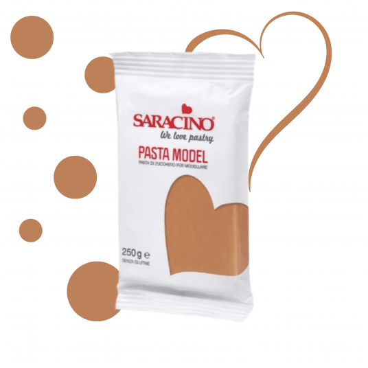 Masa cukrowa jasno-brązowa Saracino 250g -zdjęcie numer 1