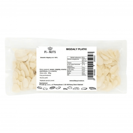 Migdały płatki 50g -zdjęcie numer 2