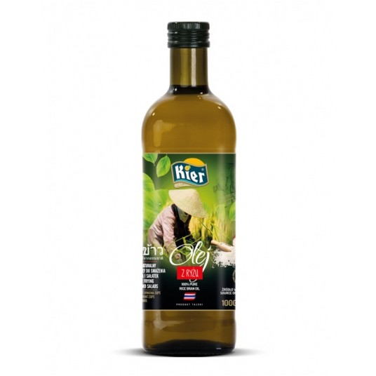 Olej z ryżu 100% czysty Kier 1l -zdjęcie numer 1