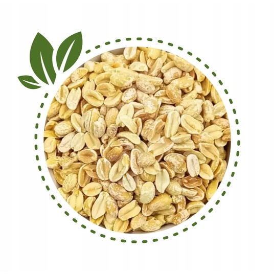 Orzechy arachidowe prażone, niesolone 500g -zdjęcie numer 1