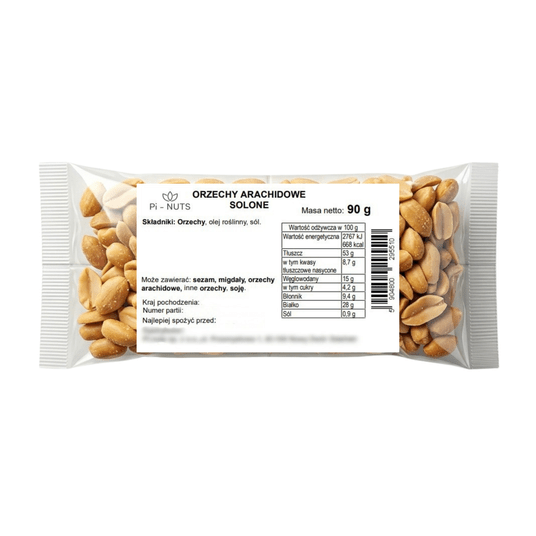 Orzechy arachidowe prażone, solone 90g -zdjęcie numer 2