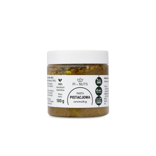 Pasta z pistacji crunchy 100% 100g