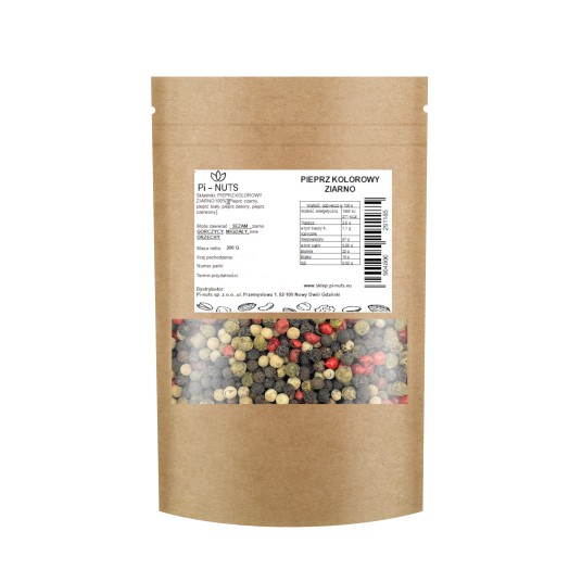 Pieprz kolorowy ziarno 200g