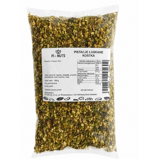 Pistacje łuskane kostka 500g -zdjęcie numer 2