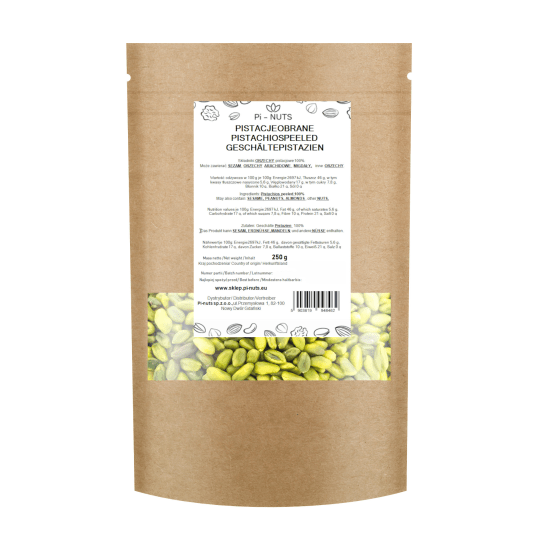 Pistacje obrane, blanszowane 250g