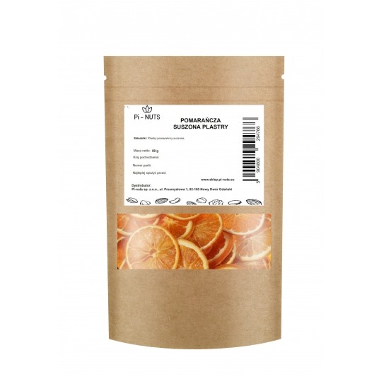 Pomarańcza suszona plastry 50g -zdjęcie numer 2