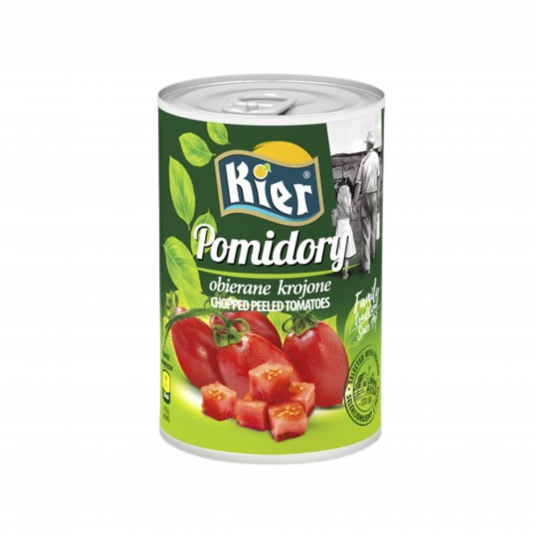 Pomidory obierane krojone Kier 400g -zdjęcie numer 1