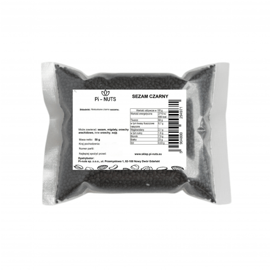 Sezam czarny 50g -zdjęcie numer 2
