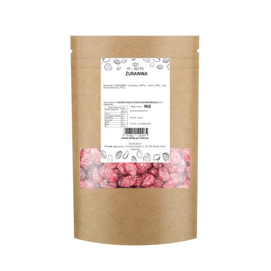 Żurawina suszona cała 1kg