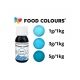 Barwniki w płynie do białej czekolady oraz mas tłustych błękitny Food Colours 18g -zdjęcie numer 2