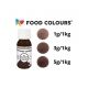 Barwniki w płynie do białej czekolady oraz mas tłustych brąz czekoladowy Food Colours 18g -zdjęcie numer 2