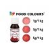 Barwniki w płynie do białej czekolady oraz mas tłustych czerwony Food Colours 18g -zdjęcie numer 2