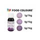 Barwniki w płynie do białej czekolady oraz mas tłustych fioletowy Food Colours 18g -zdjęcie numer 2