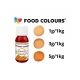 Barwniki w płynie do białej czekolady oraz mas tłustych pomarańczowy Food Colours 18g -zdjęcie numer 2