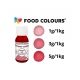 Barwniki w płynie do białej czekolady oraz mas tłustych pudrowy róż Food Colours 18g -zdjęcie numer 2