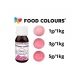 Barwniki w płynie do białej czekolady oraz mas tłustych różowy Food Colours 18g -zdjęcie numer 2