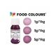 Barwniki w płynie do białej czekolady oraz mas tłustych wrzosowy Food Colours 18g -zdjęcie numer 2