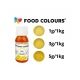 Barwniki w płynie do białej czekolady oraz mas tłustych żółty Food Colours 18g -zdjęcie numer 2