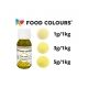 Barwniki w płynie do białej czekolady oraz mas tłustych żółty jasny Food Colours 18g -zdjęcie numer 2