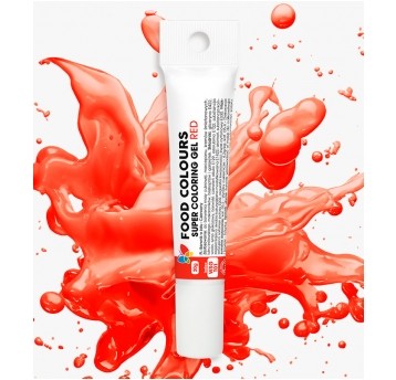 Barwnik żelowy w tubce czerwony Food Colours 20g
