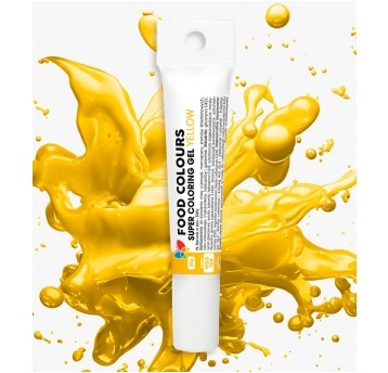 Barwnik żelowy w tubce żółty Food Colours 20g