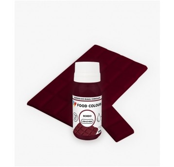 Barwniki w płynie do białej czekolady oraz mas tłustych bordowy Food Colours 18g