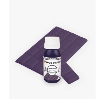 Barwniki w płynie do białej czekolady oraz mas tłustych lawendowy Food Colours 18g