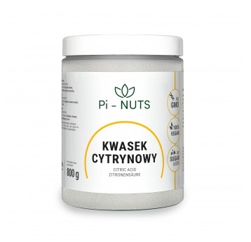 Kwasek cytrynowy 800g (słoik)