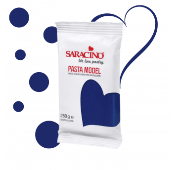 Masa cukrowa granatowa Saracino 250g
