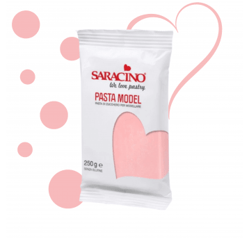 Masa cukrowa różowa Saracino 250g