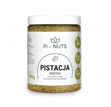 Pistacje łuskane kostka 500g (słoik)