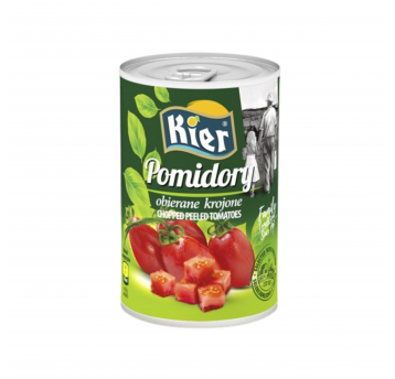 Pomidory obierane krojone Kier 400g